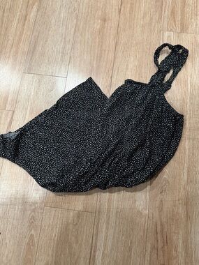 Black Polka Dot Romper